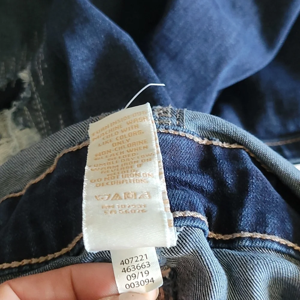 JUSTICE Overall Distressed Skinny Jeans 12